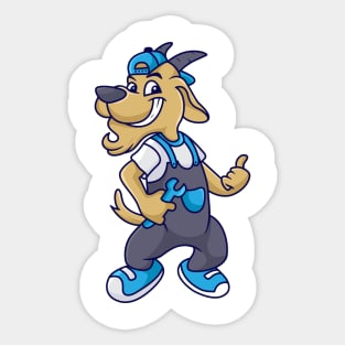 Technician goat Sticker